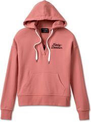 Harley-Davidson Hoodie-Knit, Light Mahogany Heather | 96669-23VW