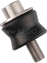 Kedo Silencer Mounting Kit, Stainless Steel (Allen Screw M10x1.25 40mm, 10x29mm Washer, Bushing and Rubber) | 40724