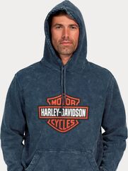 Harley-Davidson Men'S Westcoast Bar & Shield Hoodie, Caban | 96022-23VM