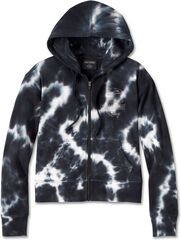 Harley-Davidson Hoodie-Knit, Black Beauty Batik | 96107-24VW