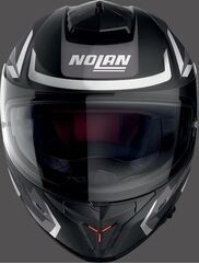 Nolan / ノーラン フルフェイス ヘルメット N80-8 RUMBLE N-COM, Black White, Size XXXL | N88000578058X