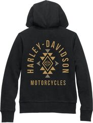 Harley-Davidson Women'S Special Zip Front Hoodie, Black Beauty Heather | 96185-23VW