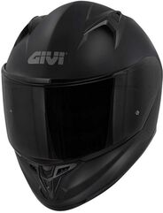 GIVI / ジビ Full face helmet 50.7 SOLID COLOR Opaque Black, Size 54/XS | H507BN90054