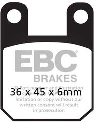 EBCブレーキ UK製ケブラー オーガニックFAシリーズ ブレーキパッド フロント左側用 | FA115