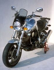 Ermax high protection screen + 10 cm (total height 32 cm ) ermax for BT 1100 bulldog (+ kit fix ) satin black | 010247071