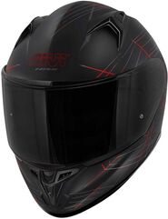 GIVI / ジビ Full face helmet 50.7 PHOBIA Matte Black/Red, Size 54/XS | H507FPHBR54