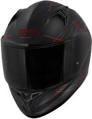 GIVI / ジビ Full face helmet 50.7 PHOBIA Matte Black/Red, Size 58/M | H507FPHBR58