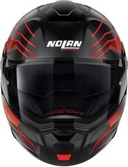 Nolan / ノーラン モジュラー ヘルメット N90-3 06 COMEBACK N-CO, Black Red, Size L | N9Z0006630441