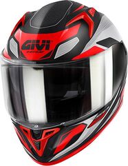 GIVI / ジビ 50.8 BRAVE, Matt Black / Titanium / Red, Size XL | H508FBVBR61