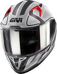 GIVI / ジビ 50.8 RACER, Matt Black / Titanium / Silver, Size XXL | H508FRCTS63