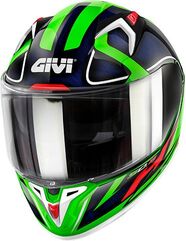 GIVI / ジビ 50.8 RACER, White / Green / Blue, Size M | H508FRCWG58