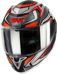 GIVI / ジビ 50.9 ATOMIC, Matt Black / Silver / Red, Size XL | H509FATBR61