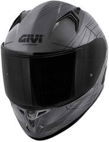 GIVI / ジビ Full face helmet 50.7 PHOBIA Matte Titanium/Black, Size 56/S | H507FPHTB56