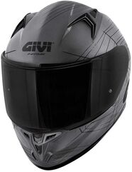 GIVI / ジビ Full face helmet 50.7 PHOBIA Matte Titanium/Black, Size 58/M | H507FPHTB58