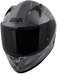 GIVI / ジビ Full face helmet 50.7 PHOBIA Matte Titanium/Black, Size 61/XL | H507FPHTB61