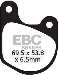 EBCブレーキ UK製 セミ-シンタリング Vパッド フロント左側用 | FA071V
