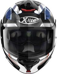 Nolan / ノーラン X-LITE モジュラー ヘルメット X-1005 ULTRA POWERTRA, White Blue, Size XXS | U150006230419