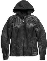 Harley-Davidson Auroral Ii 3-In-1 Leather Jacket, Black | 98011-21EW