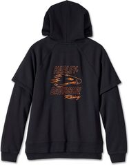 Harley-Davidson Hoodie-Knit, Black Beauty | 96111-24VW