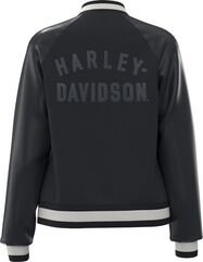 Harley-Davidson Women'S Varsity Jacket, Black | 97017-23VW