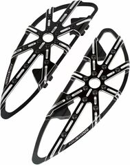 Arlen Ness / アレンネス Adjustable ドライバーフロアボード ブラック | 410-005