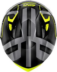 GIVI / ジビ 50.8 RACER, Matt Black / Titanium / Yellow, Size XXL | H508FRCBY63