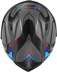 GIVI / ジビ Full face helmet 50.8 MACH1 Matte Grey/Black/Red, Size 56/S | H508FMHGR56