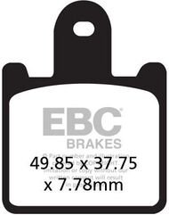 EBCブレーキ USA製 ダブルHシリーズ シンタリング ブレーキパッド フロント左側用 | FA417/4HH