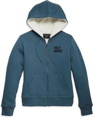 Harley-Davidson Hoodie-Knit, Dusty Blue | 96402-23VW