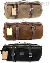 Unitgarage / ユニットガレージ Duffle Bag Kalahari 43L Split leather, MossGrey | U015-MossGrey