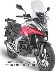 GIVI / ジビ Windscreen for Honda NC750X 21- color Clear, dim. HxW 54 x 43 cm, fits oe headlight fairing | D1192ST