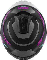 GIVI / ジビ Flip-up helmet X.21 EVO NUMBER LADY Matte Black/Titanium/Pink, Size 54/XS | HX21RNBBP54