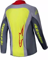 Alpinestars / アルパインスターズ ユース用 Racer Melt ジャージ グレー, レッド | 3770125-3046