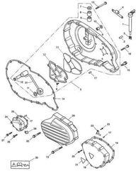 TRIUMPH / トライアンフ Speed Master EFI / Carb - Clutch Cover Assembly | T1261500