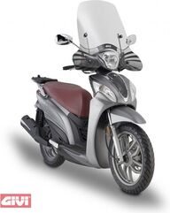 Givi / ジビ ウインドシールド クリア 460 mm（高さ） 680 mm（幅） Kymco People One (13-20) | D6116STG