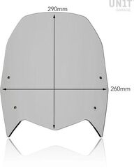 Unitgarage / ユニットガレージ Standard Windshield, Dark smoke | 3210-Dark-smoke
