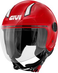 GIVI / ジビ Jet helmet 11.7 SOLID COLOR Matte Red, Size 61/XXL | H117BR30061
