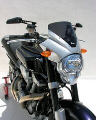 Ermax / アルマックス nose fairing mt 01 brushed aluminium finish with light black screen | 190295080