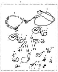 TRIUMPH / トライアンフ Subharness Auxilliary Lights | A9930053