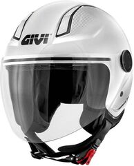 GIVI / ジビ Jet helmet 11.7 SOLID COLOR White, Size 55/S | H117BB91055