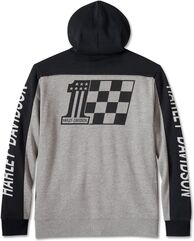 Harley-Davidson Hoodie-Knit, Medium Grey Heather | 96023-24VM