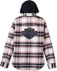 Harley-Davidson Shirt Jacket-Woven, YD Plaid-Chili Pepper | 96279-24VW
