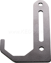 Kedo Fuel Filler Cap Holder, extension for T7 X-sheet item 31057, stainless steel black coated | 31057-TD
