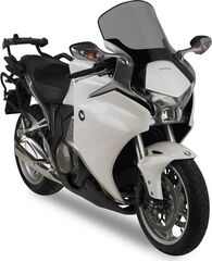 GIVI / ジビ Windscreen for Honda VFR 1200 F 10-16, color light smoke, dim. HxW 40x40cm, 14 cm cm higher than stock screen, fits oe headlight fairing | D321S