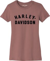 Harley-Davidson Women'S Forever Racer Font Tee, Ash Rose | 96436-23VW