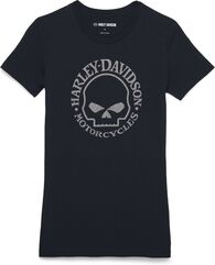 Harley-Davidson Women'S Skull Graphic Tee, Black | 99154-22VW