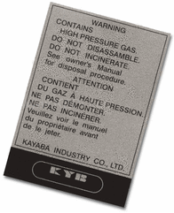 Kedo Decal for Shock Absorber, 1 Piece | 27131