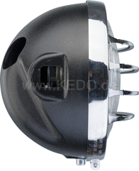 Kedo Replica Headlight (Non-German Models) incl H4 Insert and Lens Protector (Bulbs lake 40002/40003/40022) Mounting Sizes approx. 165 / 55mm | 41116