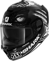 Shark / シャーク フルフェイスヘルメット SPARTAN GT カーボン レッドDING Mat カーボン ホワイト アンスラサイト/DWA | HE7011DWA