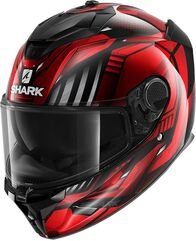 Shark / シャーク フルフェイスヘルメット SPARTAN GT BCL. MICR. REPLIKAN ブラック クローム レッド/KUR | HE7068KUR